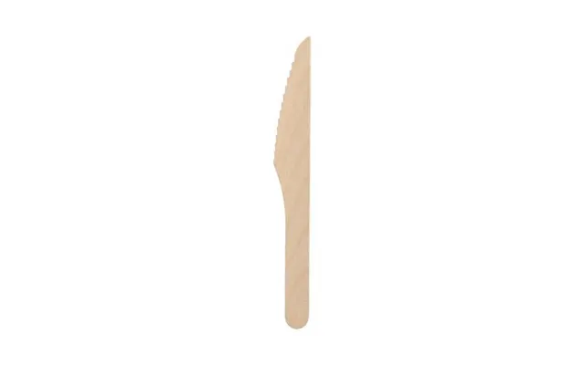 Papstar Trækniv Pure, Voksbehandlet, Længde 165 Mm Lavet Af Naturligt Lyst Birketræ, Bionedbrydelig - 1 Stk 89118