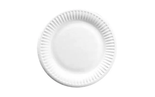 Paptallerken Catersource Ø15cm Bionedbrydelig Hvid,20 Pk X 100 Stk Krt