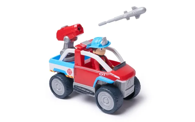 Paw Patrol Paw Vhc Fire Rsc Lrg Vhcl Ryder Wlmx Gml - Bil
