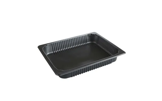 Plastbakke 1 2gn Høj Pp Sort 327x268x50mm 3350ml 100stk Kar