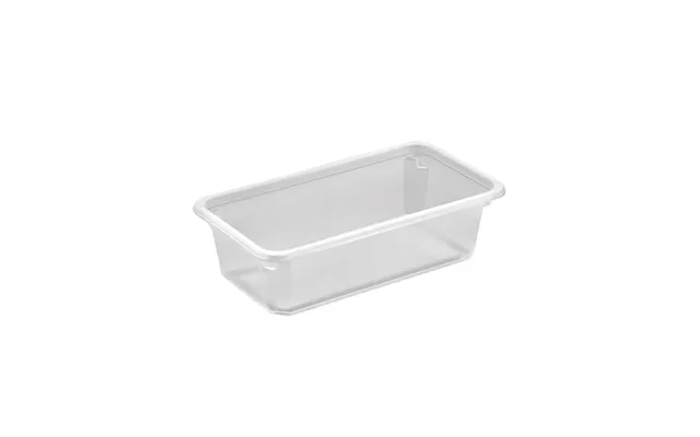 Plastbakke Kageboks K2182-1f 1-rum 605 Ml 179x98x50 Mm Pp Klar,608 Stk Krt