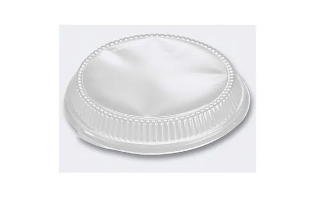 Plastlåg 2,5cm Dome T Foliebakke R-pet Klar 200stk Pak