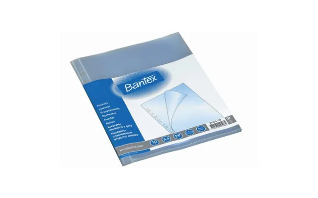 Plastlommer A4 Bantex Pp 0,06 Mm 100 Stk.