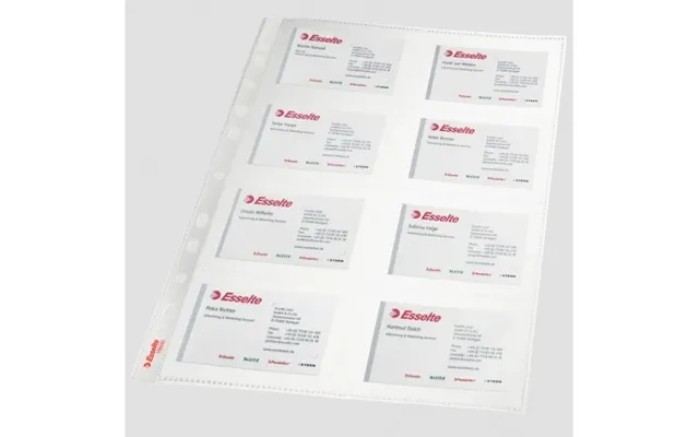 Plastlommer A4 Esselte - Til Visitkort