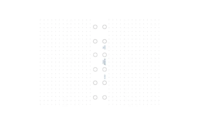 Pocket Noteark Dotted Hvide