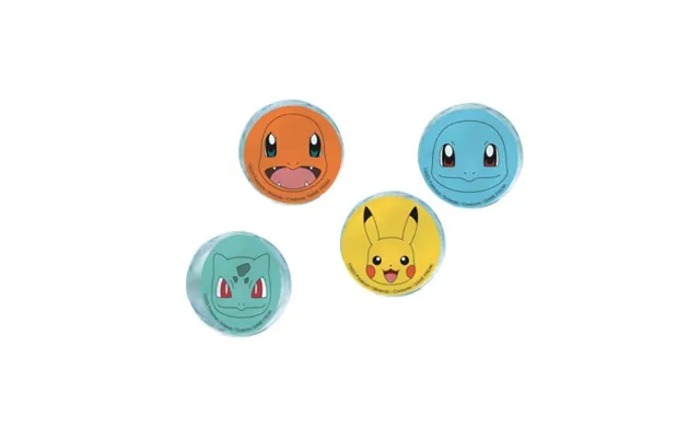 Pokemon Hoppebolde - 4 Stk