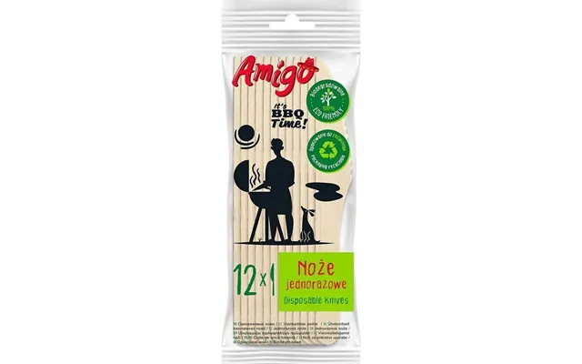 Politan Gosia Gosia Amigo Engangsknive I Træ 12 Stk 7130...