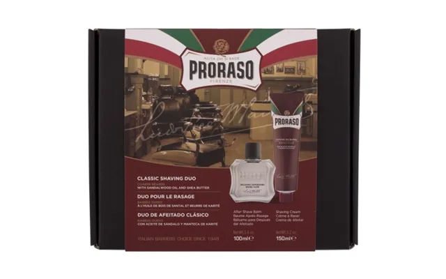 Proraso Coarse Beards Classic Barberingssæt Duo I 100 Ml 150 Ml