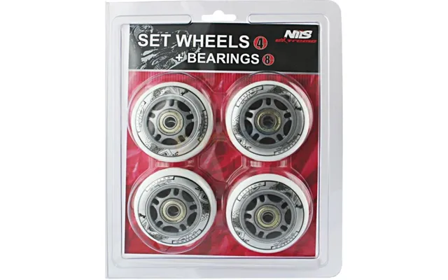 Pu 70x24 82a Hvid 4 Stk. Abec-7 8 Stk. Set Nils Extreme