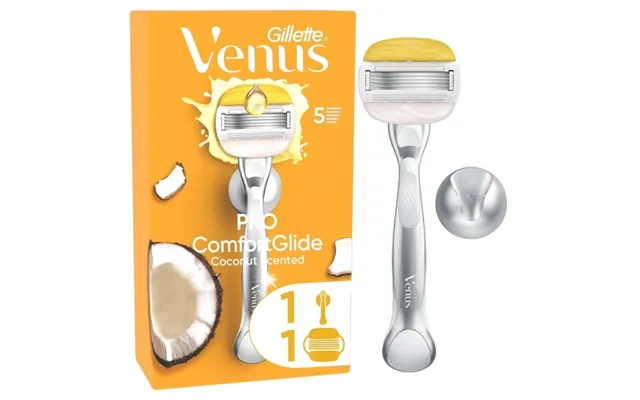 Rakhøvel Comfortglide Coconut W Olay 1 Barberblad - Bruseholder