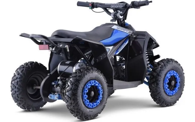 Ramiz Quad Highper På Batteri - Blå 35 Km T Børsteløs Motor 1000w Oppustelige Hjul Sædejustering