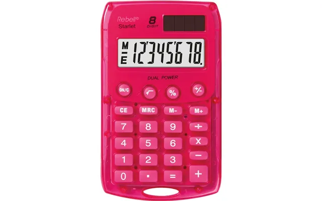 Rebell Starlet Lommeregner Pink