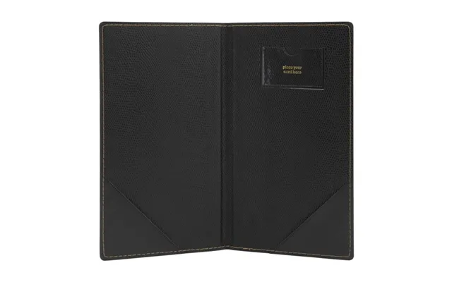 Regningsomslag Securit Trendy 23x13 Cm Sort