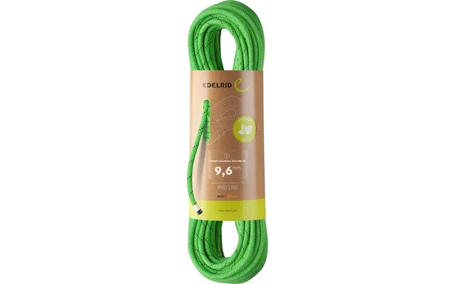 Rope Tommy Caldwell Eco Dry Dt 9,6mm 60m-neon Green Edelrid