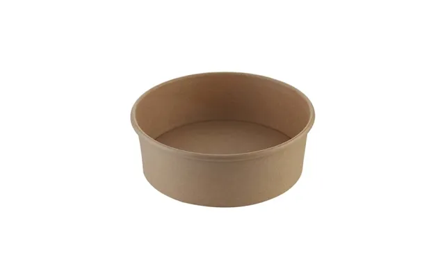Salatbowle Pap Brun 750ml Ø185x50mm 26 Oz 50stk Pak Brun 1x1x1mm 50ea
