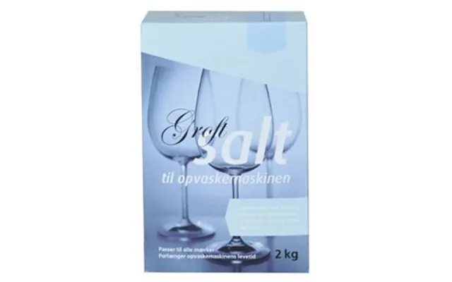 Salt Filtersalt Groft Til Opvaskemaskiner 2 Kg - 6 Pakker X 2 Kg