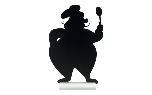 Securit Silhouet Chef Bordskilt Med Alufod