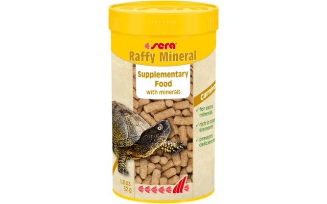 Sera Raffy Mineral - Skildpadde