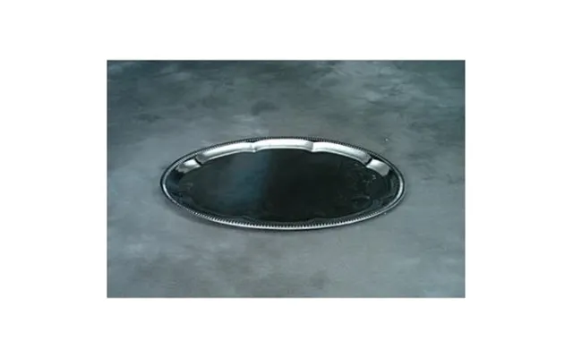 Serveringsfad 34x46 Cm Oval Sølvblik,48 Stk Krt