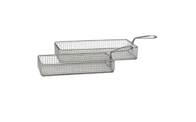 Serveringskurv Mini Friture 21.5x10.5x3.5 Cm Rustfri Stål,6 Stk Pk