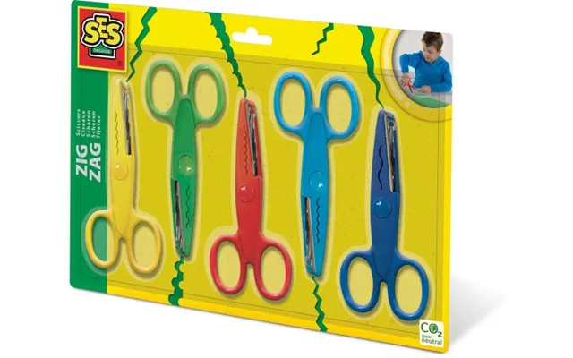 Ses Creative Zigzag Scissors - Barn