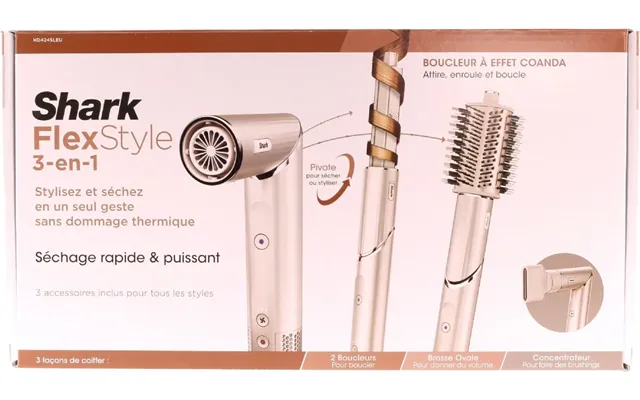 Shark Flexstyle Hd424sleu Hårtørrer Og Curler