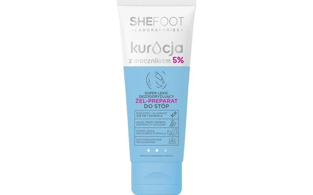 Shefoot Treatment With Urea 5% Super-light Deodorizing Foot Gel-preparation 75ml