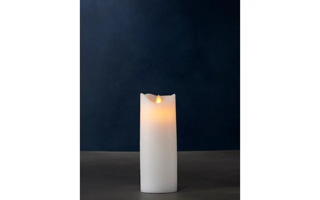 Sirius Sara Exclusive Led Vokslys Hvid Ø 7,5 - H 20 Cm