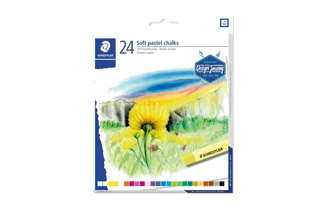 Soft Pastel Kridt 24 Ass Pak - 3 Stk.