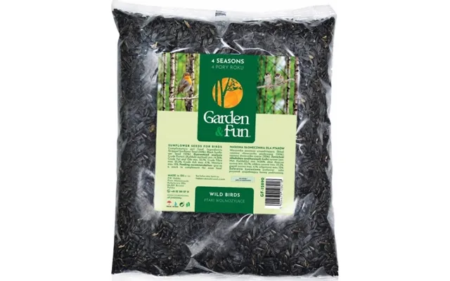 Solsikkefrø Sortgo 1,6 Kg