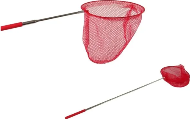 Sommerfuglenet Foldbart Teleskopisk 85 Cm Rød Lean Toys