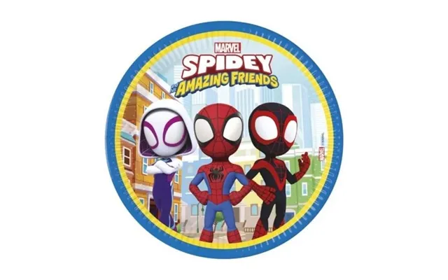 Spidey And Friends Paptallerkner 23 Cm