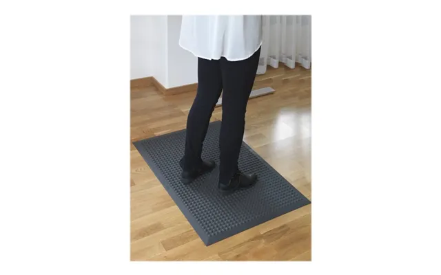 Ståmåtte Yoga Pur 60x45 Cm Rektangulær Antracitgrå