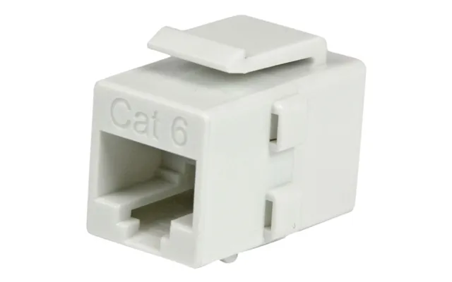 Startech White Cat 6 Rj45 Keystone Jack Network Coupler F F - Rj45 Coupler