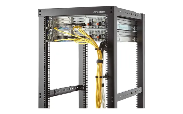 Startech.com 1u Vertical 2.2 X 3.9in Server Rack Cable Management D-ring Hook W Flexible Opening - Network Rack-mount Co
