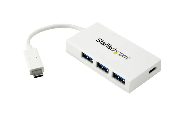 Startech.com 4 Port Usb C Hub With 1x Usb-c & 3x Usb-a Ports Superspeed 5gbps , Usb Bus Powered, Compact Portable Laptop
