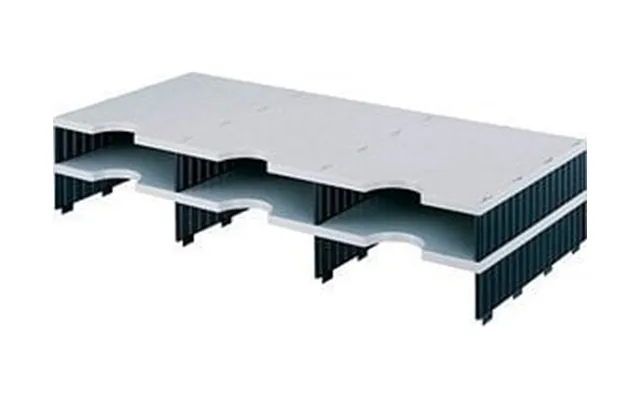 Styro Udvidelsesmodul Trio Styrodoc 268130298 Grå Sort 723x140x331 Mm