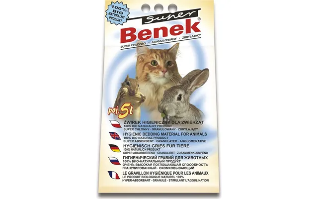 Super Benek Compact Natural Kattebakkegrus 5 L