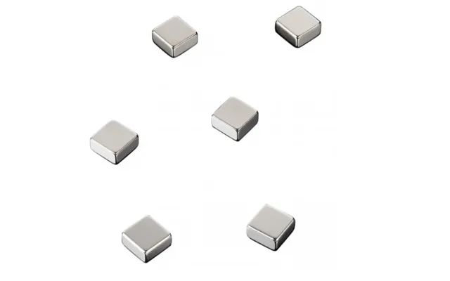 Super Stærke Magneter - Kvadratisk Stål 1x1x0,5 Cm