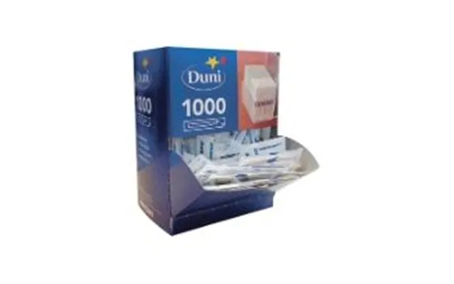 Tandstik Jordan Trekantet Enkeltpakket Træ I Klar Hvid Folie,6 Pk X 1000 Stk Krt
