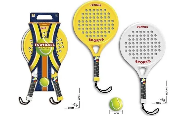 Tennis Set 2 Racquets With Ball Mix