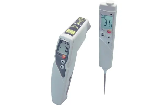 Testo 831 Set Infrarødt Termometer Optik Termometer 30 1 -30 - 210 C Kontaktmåling