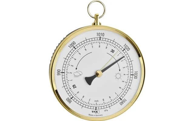 Tfa Dostmann Analoges Barometer Mit Messingring Barometer Messing 29