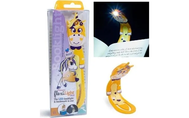 Thinking Gifts Flexilight Pals Unicorn Yellow - Lampka Do Ksi Ki