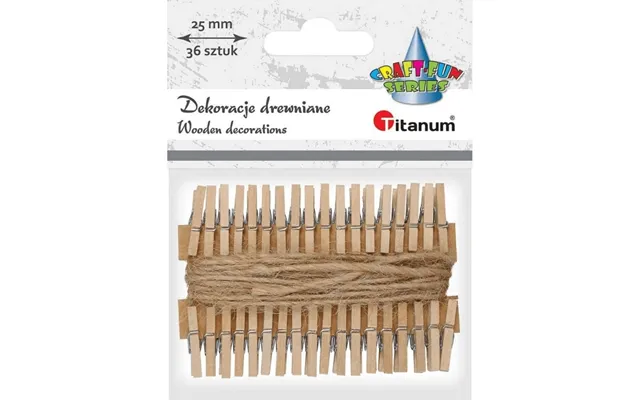 Titanum Wooden Buckles 36 Pcs