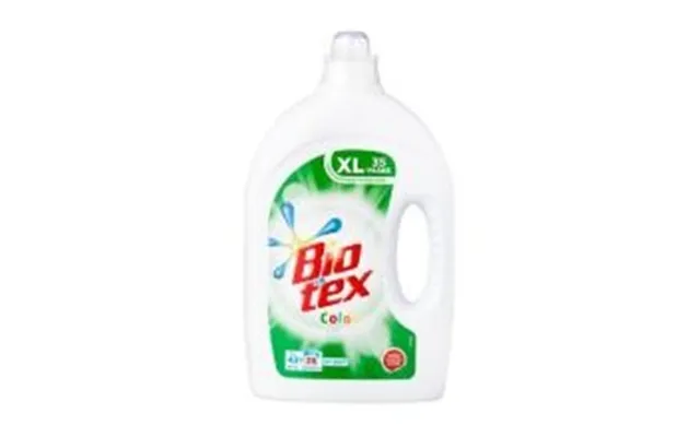 Tøjvask Flydende Bio-tex Color 1750ml Med Parfume Uden Blegemiddel Optisk Hvidt,5 Dnk X 1750 Ml Krt