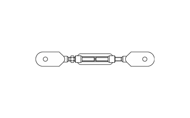 Toolcraft To-6866052 Trådstrammer M20 Stål Verzinkt Din 1480 1 Stk