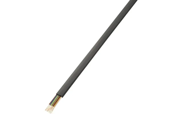 Tru Components 1564536 Telefonkabel 8 X 0.08 Mm Sort 50 M