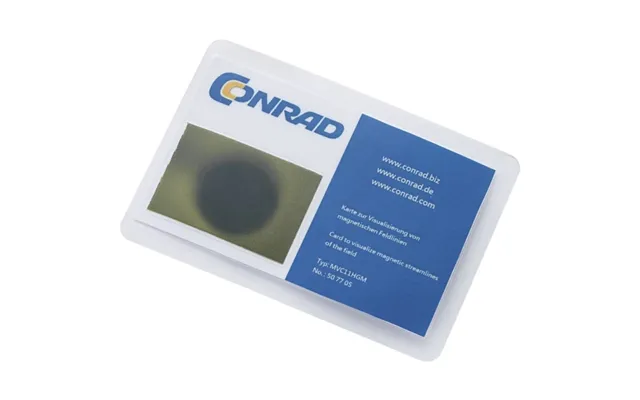 Tru Components Magnetfelt-visualiseringskort Mvc11hgm L X B 95 Mm X 65 Mm Magnetisk Displayflade L X B 40 Mm X 27 Mm