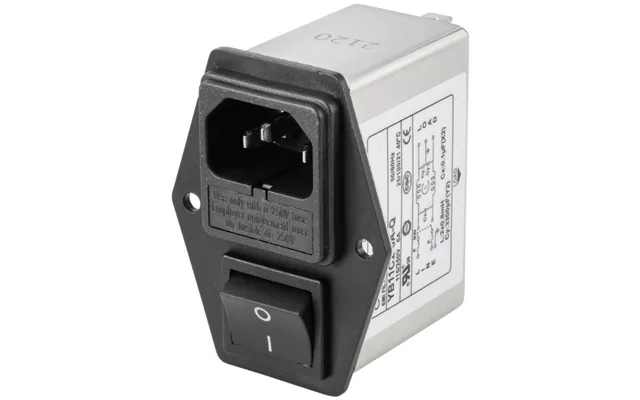 Tru Components Tc-10101460 Strømfilter Med Iec-tilslutning - Med Afbryder